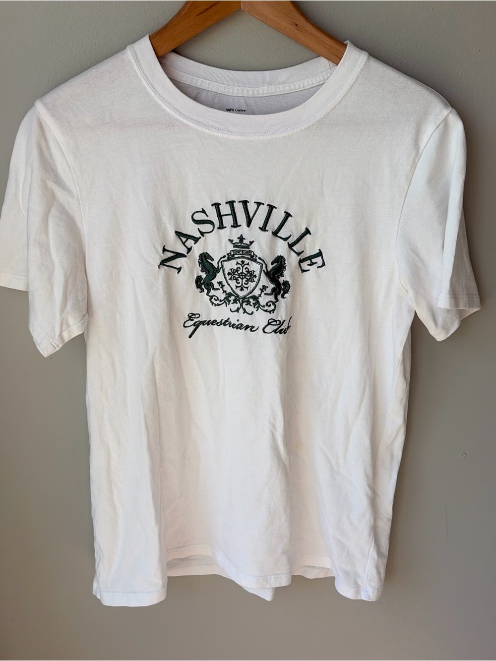 Ambercrombie And Fitch Womens Stitched Shirt Size Small Green/white Nashville